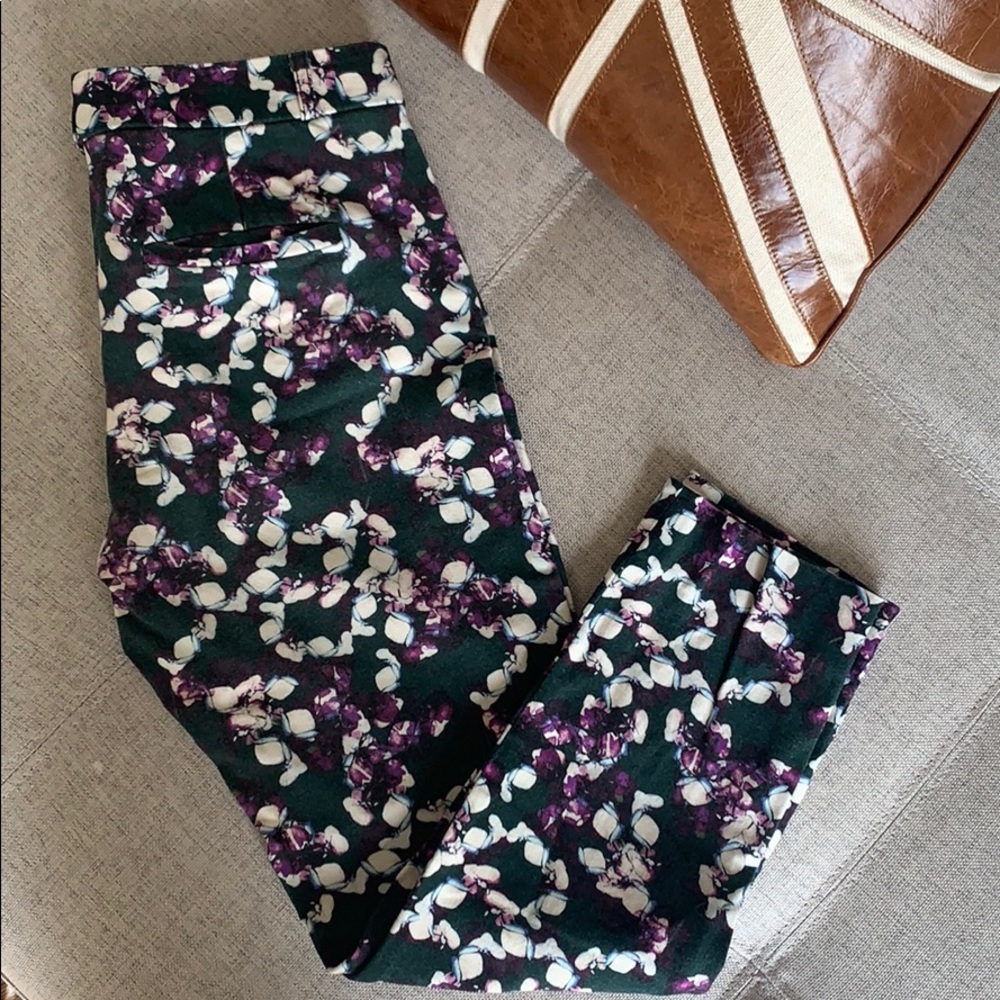 Floral Banana Republic pants